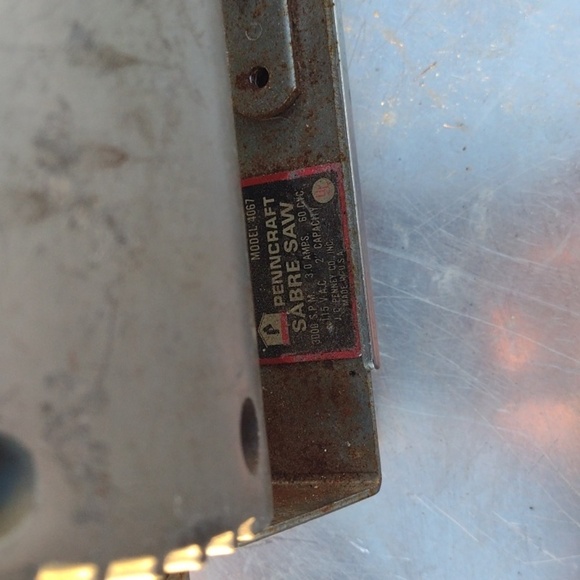 Vintage Silver Electric Sabre Saw - Picture 2 of 2